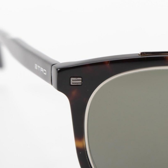 ETRO ET641S Dark Havana Acetate Browline Sunglasse - Picture 3 of 6